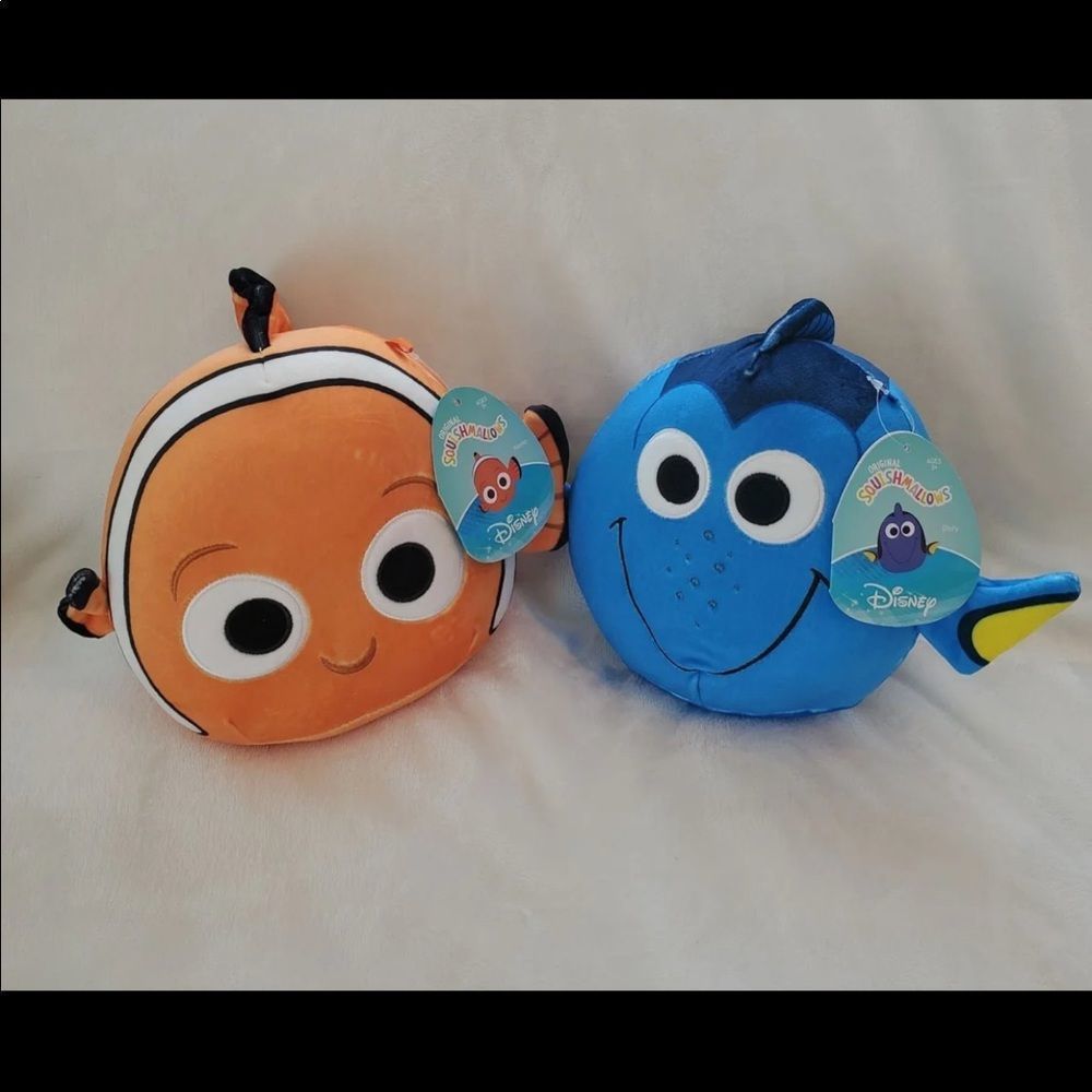 Squishmallows Findings Nemo Bundle 7”